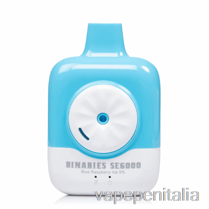 Vape Pen Horizon Binari Se6000 Usa E Getta Blu Lampone Ghiaccio
